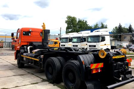 Крюковой погрузчик Palfinger PHT20Pi на шасси КАМАЗ 6520-53