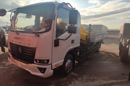 КМУ HYVA CRANE HB80E2 на шасси КАМАЗ-43089 (Компас-9)